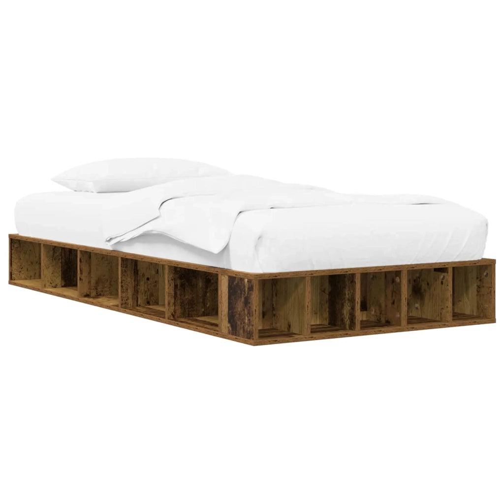 Telaio del letto con storage Legno antico 80 x 200 cm 3429552