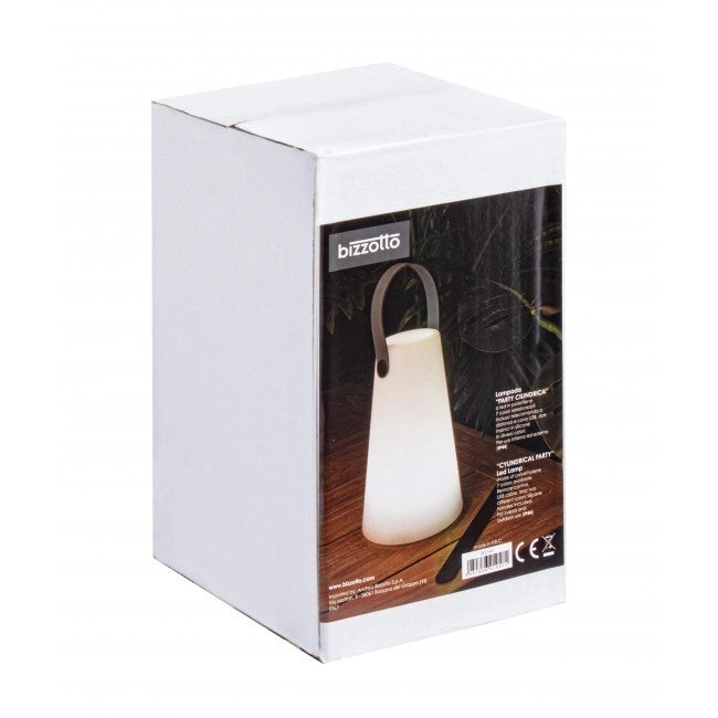 Lampada da giardino a LED Cilindrica in Polietilene