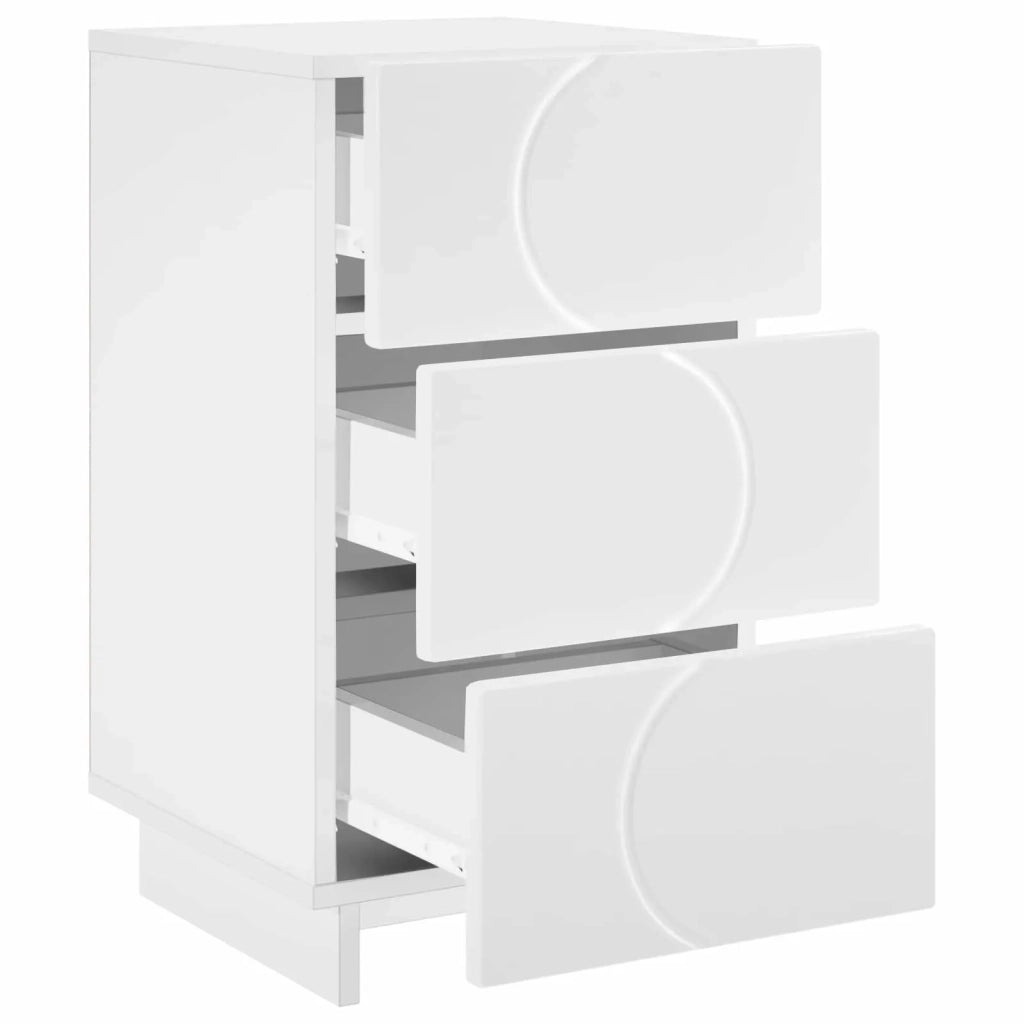 Armadio da Notte 2 pcs Bianco 33,5 x 34,5 x 60 cm 8011424
