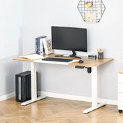 Scrivania elettrica regolabile in altezza 140 x 70 cm