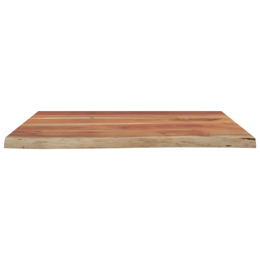 Piano Bagno 80x60x3,8 cm Rettangolare Legno Massello di Acacia