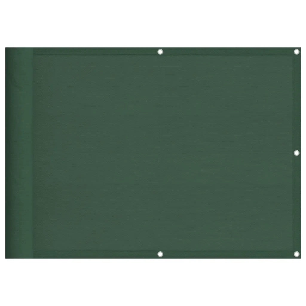 Paravento Balcone Verde Scuro 75x800 cm 100% Poliestere Oxford 4000257