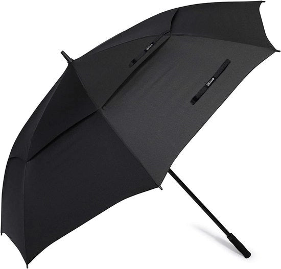Paraplu da golf con doppia copertura, apertura automatica e funzione impermeabile, disponibile in altezze 140/155/175/183 cm