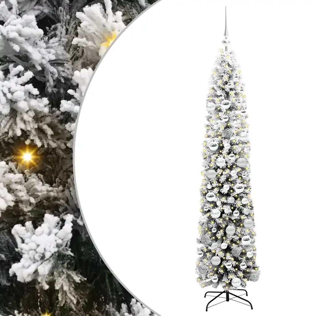 Albero di Natale artificiale con 300 LED Verde 180 cm