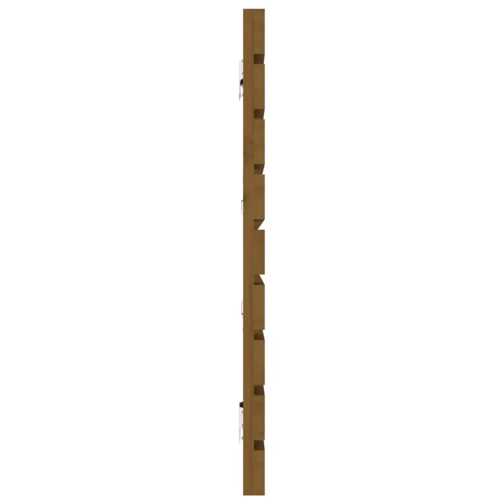 Testiera da Parete Ambra 166x3x63 cm in Legno Massello di Pino