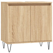 Mobile da Bagno | Armadio da bagno Rovere Sonoma 58x33x60 cm in Legno Multistrato
