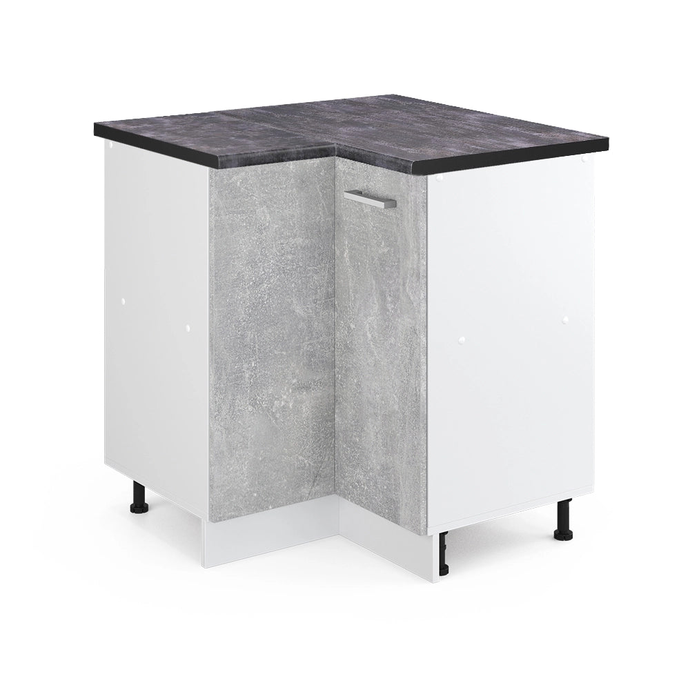 Vicco Mobile ad angolo cucina Calcestruzzo 75.6 cm , PL Antracite