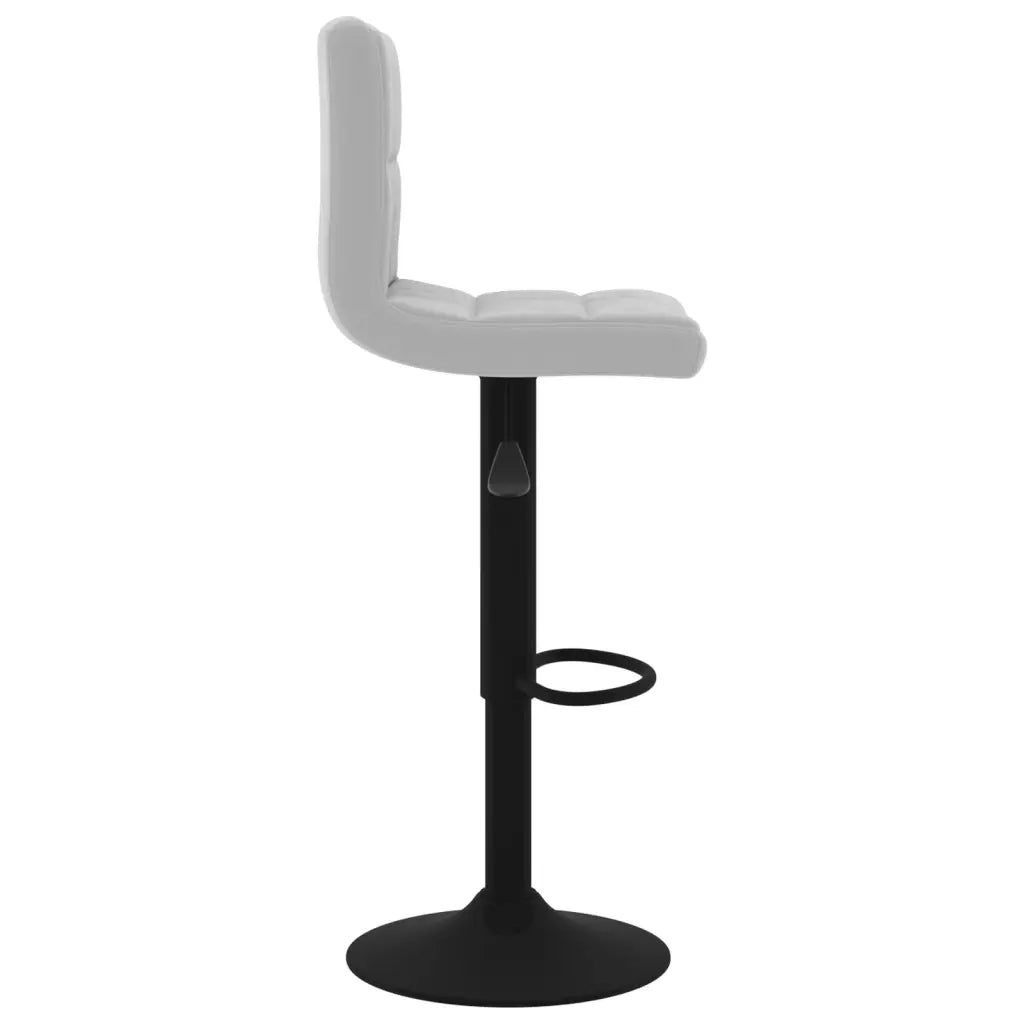 Sgabello da Bar Grigio Chiaro in Velluto cod mxl 70347