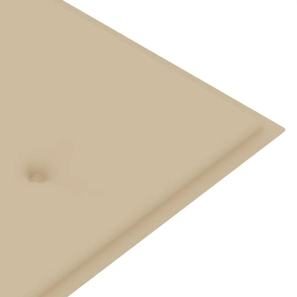 Panchina da Giardino | Panca da Giardino Impilabile con Cuscino 159cm Teak Massello