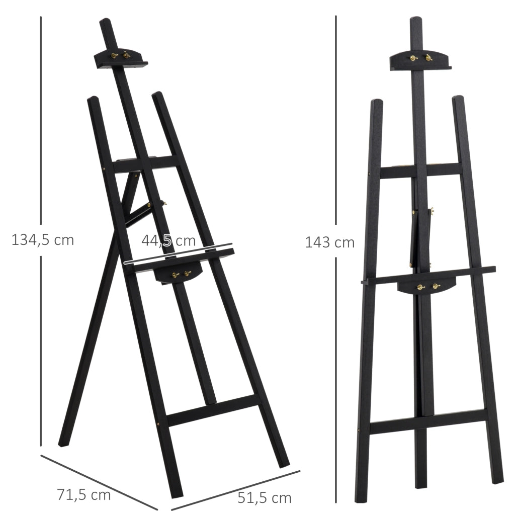 Tavolo da disegno ¨C zephmum ¨C 51.5x71.5x134.5 cm nero
