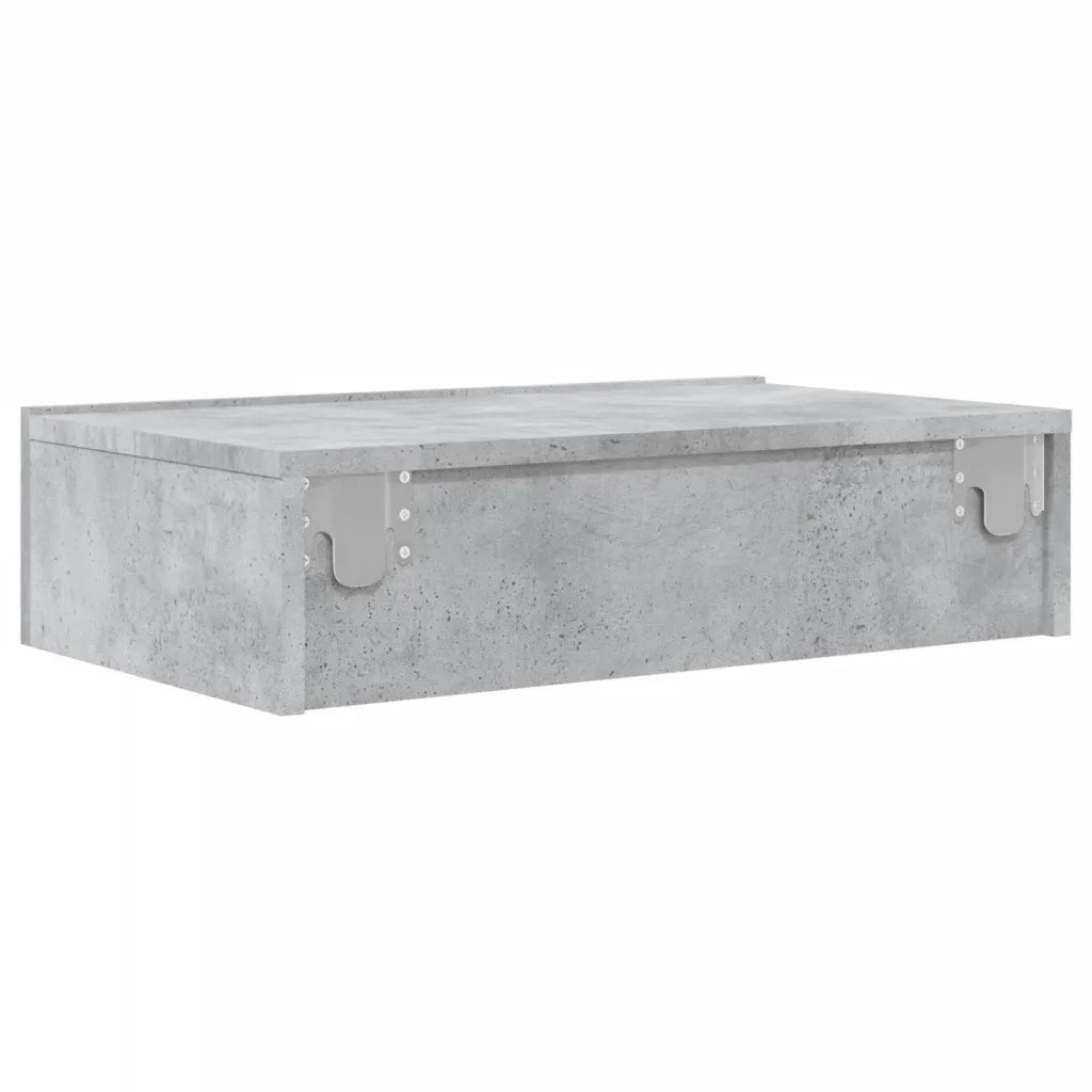 Mobile TV | Armadietto TV | Mobile Porta TV con Luci LED Grigio Cemento 60x35x15,5 cm