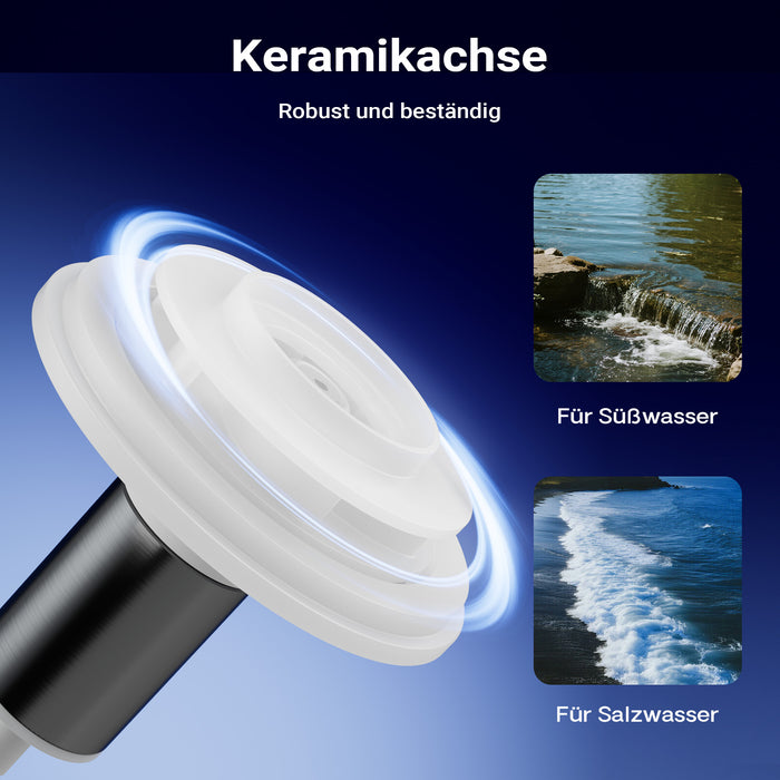 SuperECO CET-35000 Pompa da Laghetto con flussometro, 32000l/h, 450W, Prevalenza 12m