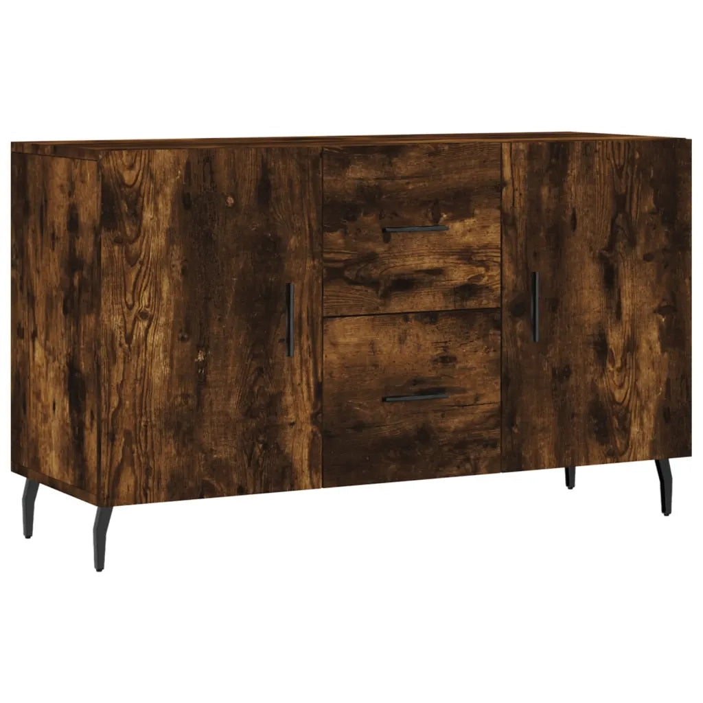 Credenza-Buffet-Armadio da cucina Rovere Fumo 100x36x60 cm in Legno Multistrato 480717