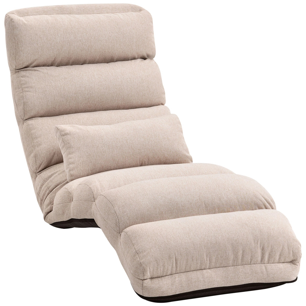 Poltrona reclinabile ¨C zephmum ¨C beige, 58x119x78 cm