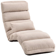 Poltrona reclinabile ¨C zephmum ¨C beige, 58x119x78 cm