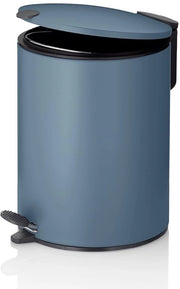 Filtro per bagno compattibile - 3 litri - colore smaltato grigio - finitura metallica a specchio