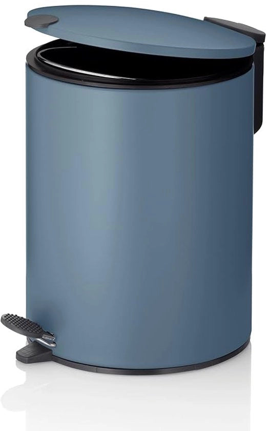 Filtro per bagno compattibile - 3 litri - colore smaltato grigio - finitura metallica a specchio