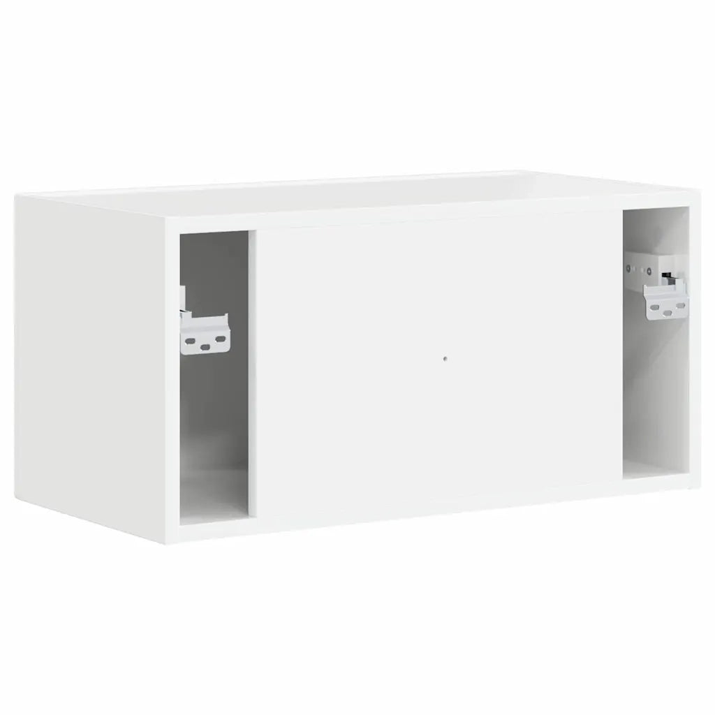 Mobile TV da parete-Mobile TV a Muro-Credenza TV Bianco Lucido 60 x 31 x 29.5 cm 224288