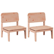 Sedie da Giardino 2 pz | Sedie da Esterno 60x52,5x72 cm Legno Massello di Douglas
