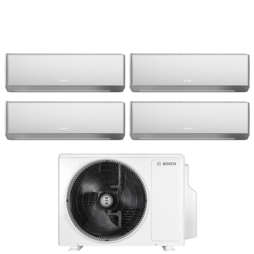 Condizionatore Quadri Split Bosch CLIMATE 7000i SILVER 9+9+9+15 con 5000M 105/4 E R-32 Wi-Fi Integrato