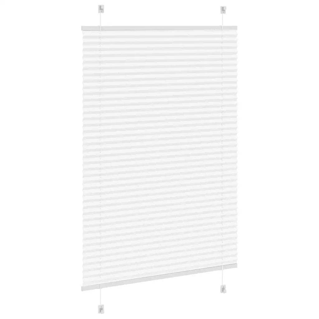 Tenda Plissettata Bianca 90x150 cm Larghezza Tessuto 89,4 cm 4015498
