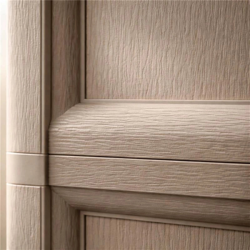 ARMADIO A COLONNA CON 4 RIPIANI E 1 ANTA LISCIA TOUPE DIMENSIONI 40X43X164H CM