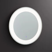 Specchio rotondo 70 cm con led illuminato