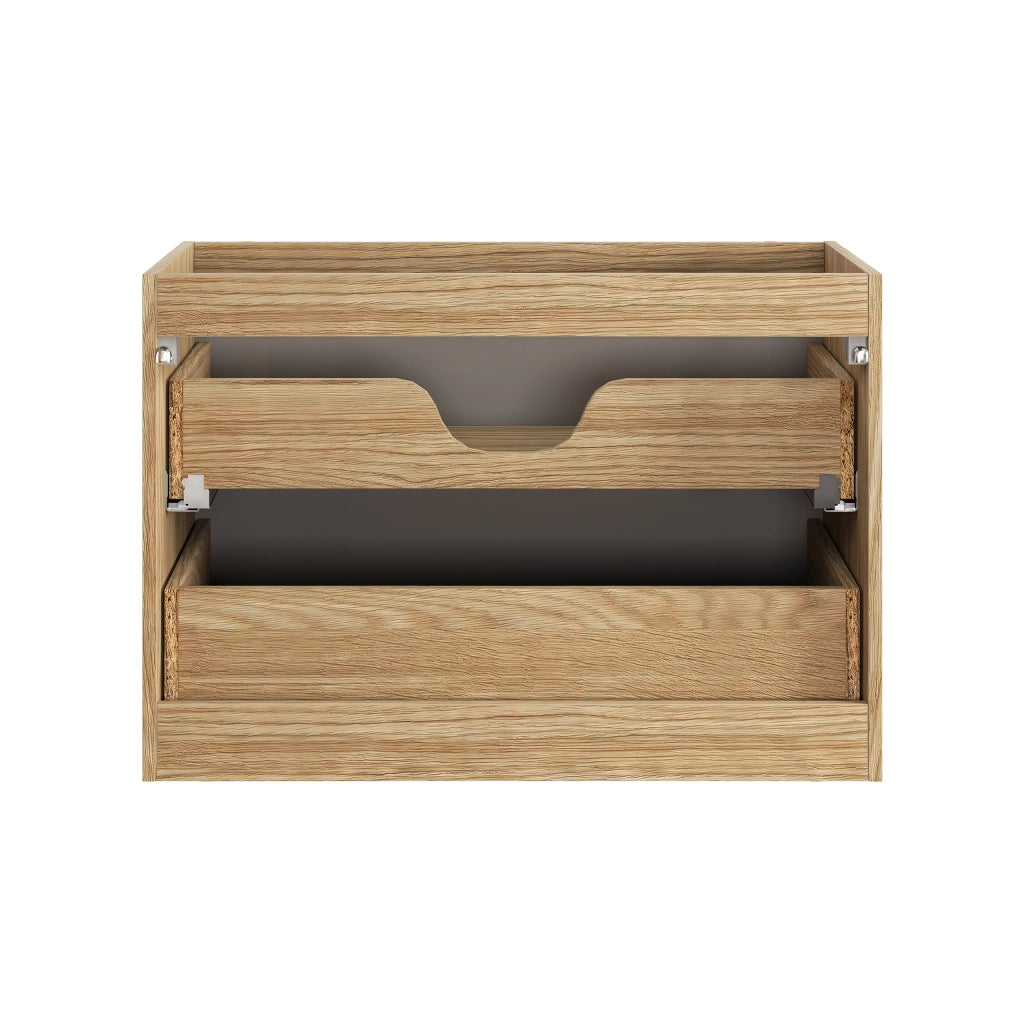 Mobile sottolavabo 80 cm 2 cassetti Luxor Beige 80 x 57 x 46 cm