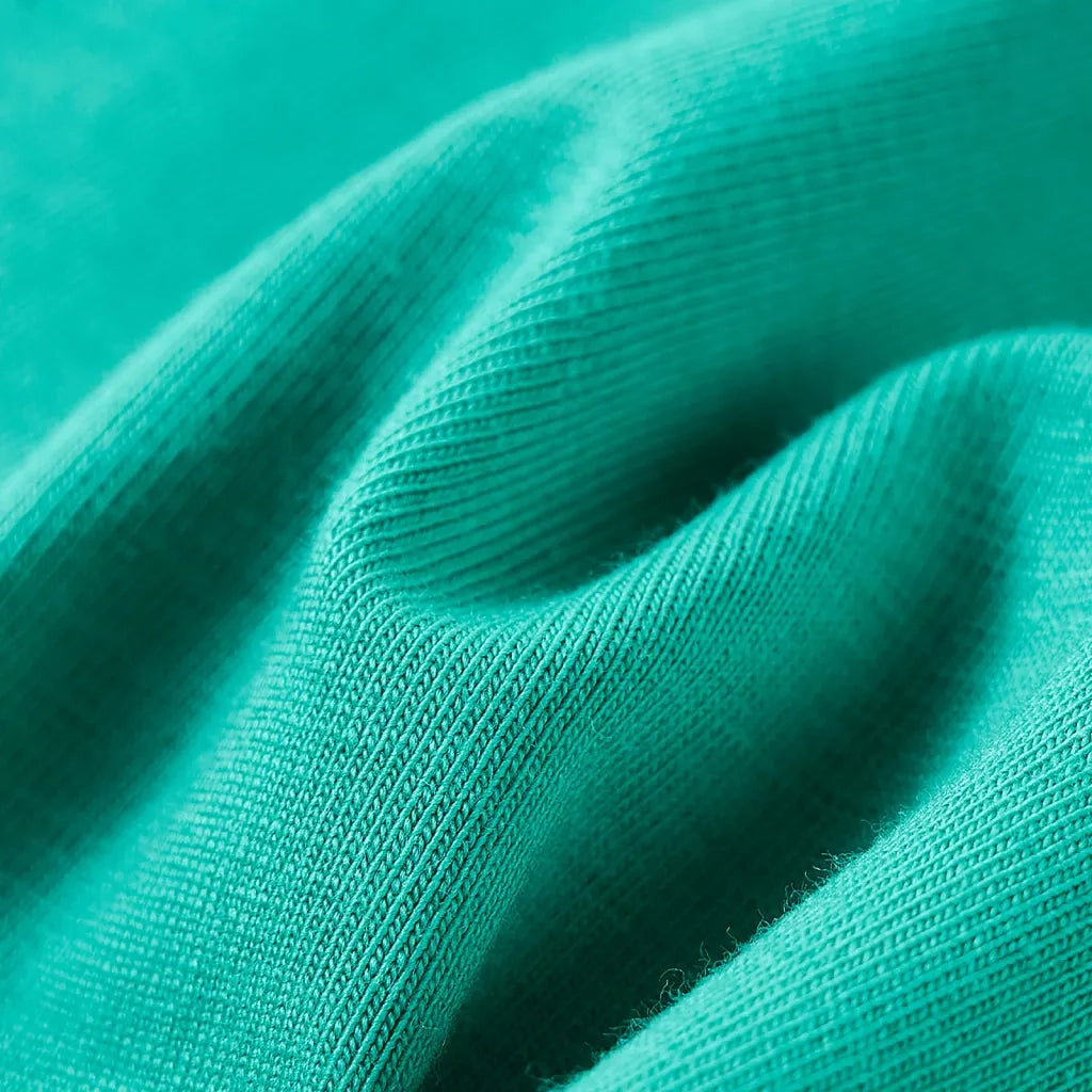 Maglietta Bambina Maniche Lunghe Verde Brillante 116 13581