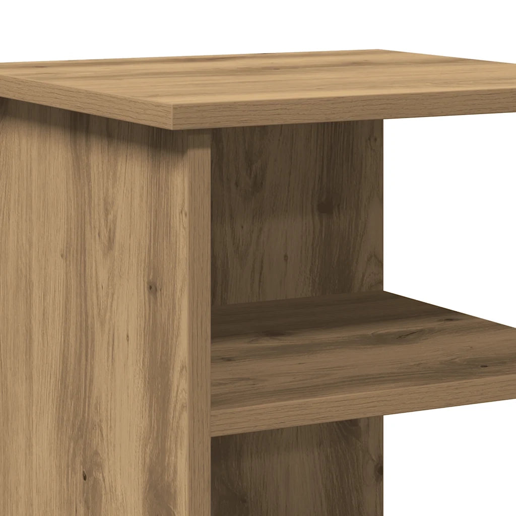 Credenza Rovere Artigianale 35x35x55 cm in Legno Multistrato