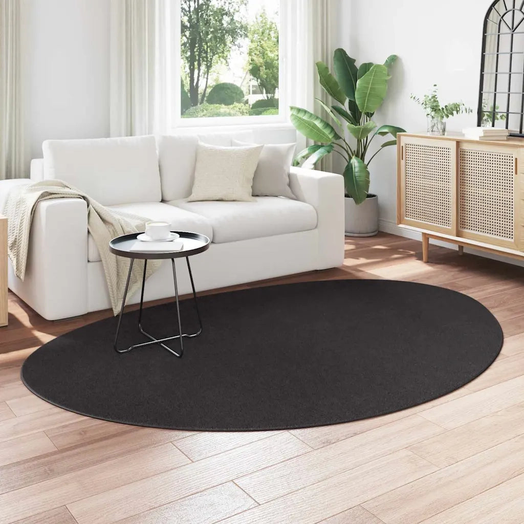 Tappeti per area HUARTE Nero 160 x 230 cm Poliestere 4103702