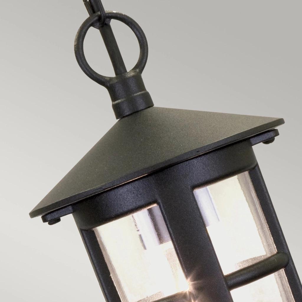 Sospensione esterna Hereford E27 nera IP43 Elstead