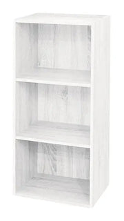 Libreria componibile .42x29x89h diversi colori Colore: Bianco Frassino