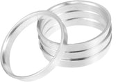 Centrale Naaf 4 Stuks - Lega di Alluminio - Diametro Esterno 70,1 mm - Diametro Interno 64,1 mm - Trattamento Antivibrazione - Forma di Adattamento Perfetta - Adattatore di Naaf