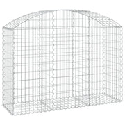 Cesto Gabbione ad Arco 150x50x100/120 cm Ferro Zincato