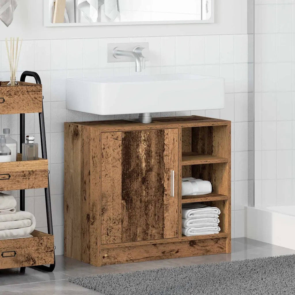 Mobile da Bagno | Armadio da bagno Legno vecchio 63 x 29 x 55 cm Legno multistrato