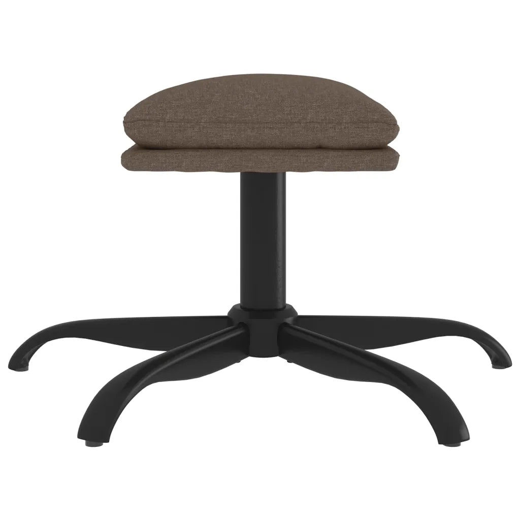 Poggiapiedi Tortora 60x60x39 cm in Tessuto cod mxl 67609