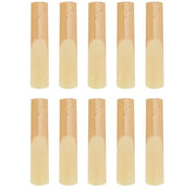 Tena Saxofoon Riet per Decennio - 10 Stuks - Colore Legno - Cappa in Plastica - Elevata Qualità Acustica - Ideale per Principianti - Riet per Saxofoon