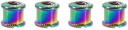 Bouti per catena da bicicletta 4 pezzi - Bicicletta aste di catena in acciaio inossidabile - Bouti per catena singoli/doppi - Accessori per bicicletta - Adatto per bicicletta da corsa/BMX/MTB