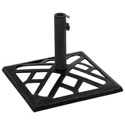Base per Ombrellone Nera 44x44x31 cm in Ghisa CFW6944320