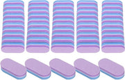 Mini-viti per unghie acrilici e naturali 50 pezzi - Blu-violaceo, Dimensione della corona 100/180