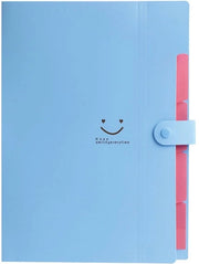 Organizzatore di documenti - Mappen per A4 - Organizzatore di documenti con 5 contenitori - Cartella espandibile con chiusura a spillo - Adatta per uffici domestici - 32,5 cm * 24 * 1,7 cm