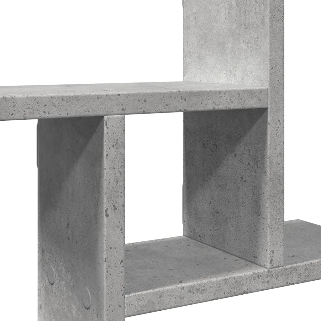 vidaXL Mensole a Muro 2pz Grigio Cemento 38x12x38 cm in Truciolato