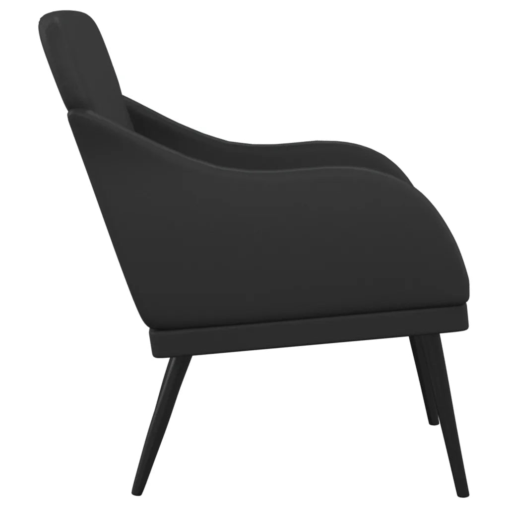 Poltrona Nera 63x76x80 cm Similpelle 351424