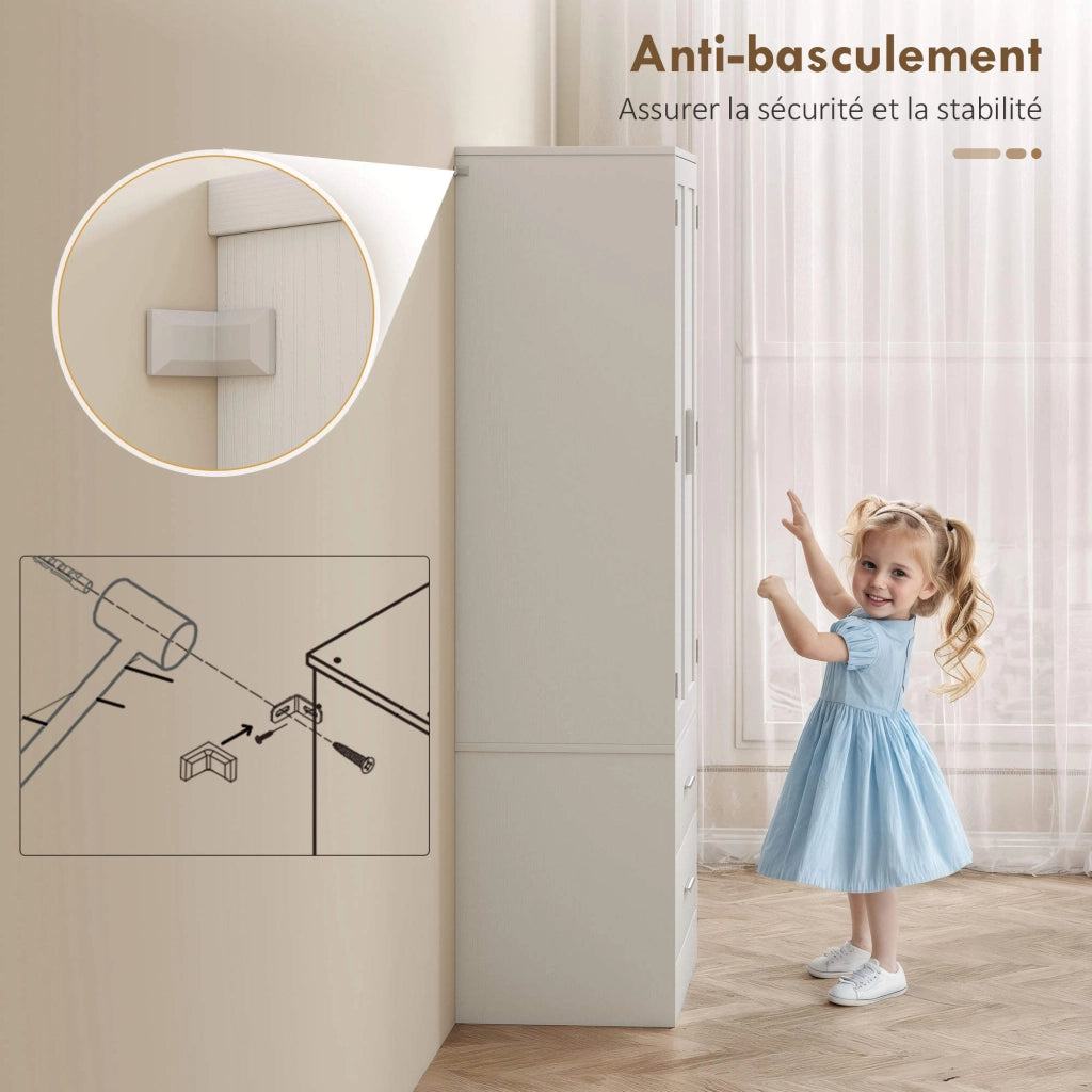Credenza Cucina ¨C zephmum ¨C Bianco 60x40x159