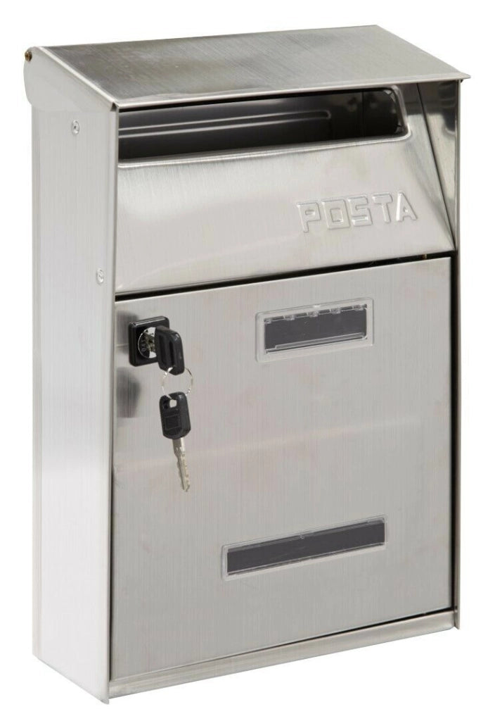 Cassetta Postale Esterna Per Lettere Buca Acciaio 22X11X32 Cm - Arregui