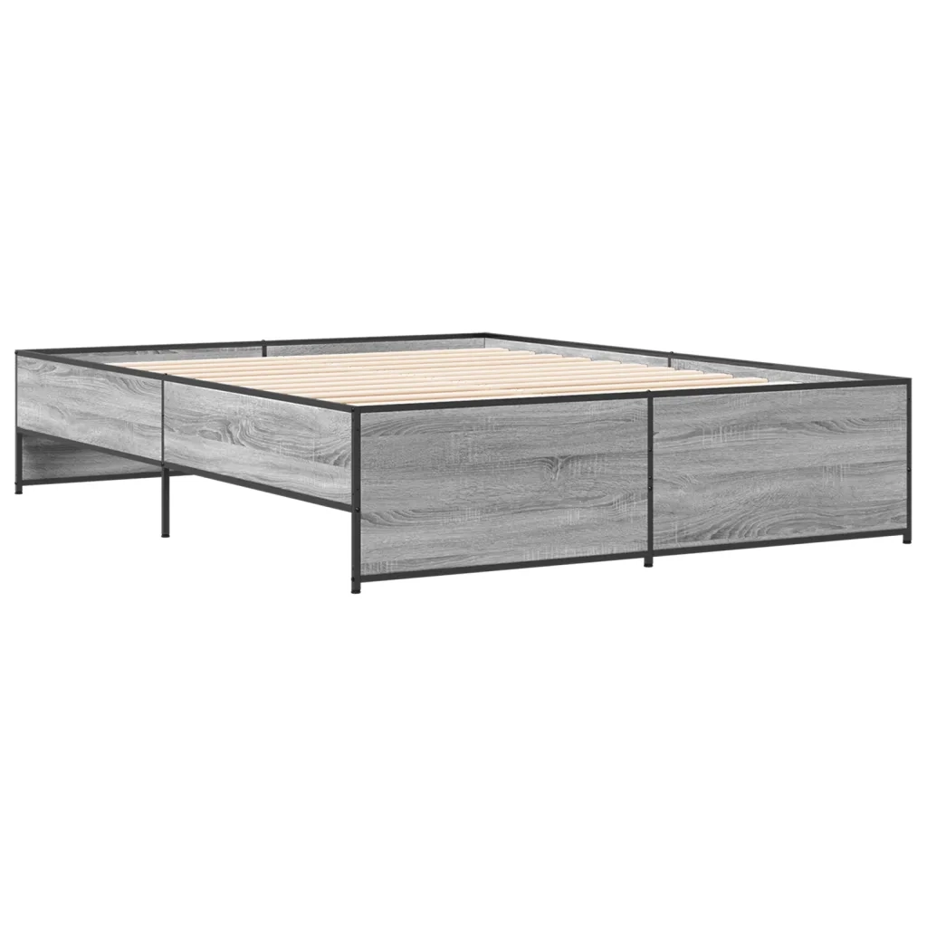 Giroletto Grigio Sonoma 140x200 cm in Legno Multistrato Metallocod mxl 91815