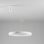 CRISEIDE S/1P - LAMPADARIO A SOSPENSIONE 1 LUCE DIMMERABILE A LED 3000K 4300LM 80W D.80CM BIANCO