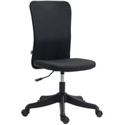 Sedia da ufficio con rotelle e schienale regolabile ¨C Minimal ¨C 53x43x85-93 cm nero