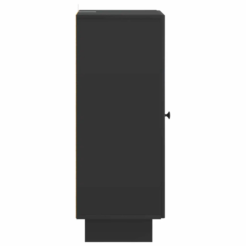 Armadietto Nero 33 x 34,5 x 90 cm Legno ingegnerizzato 893906